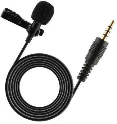 Urban Infotech 3.5 mm Mini Lavalier Microphone with Background Noise Free Collar Mic Microphone Microphone