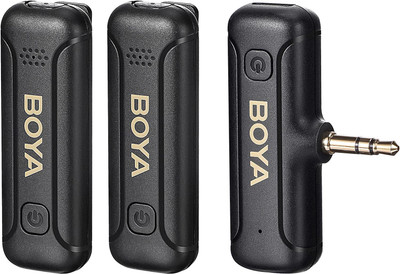 BOYA BY-WM3T2-M2 Mini 2.4GHz Wireless 3.5mm jack Microphone