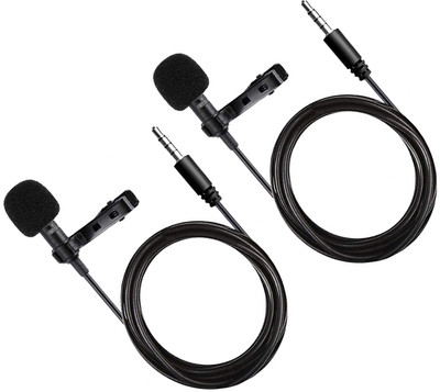 WRADER Lapel Mic 3.5mm Collar Mike for Youtube Recording Video Conference Vlog ASMR Microphone
