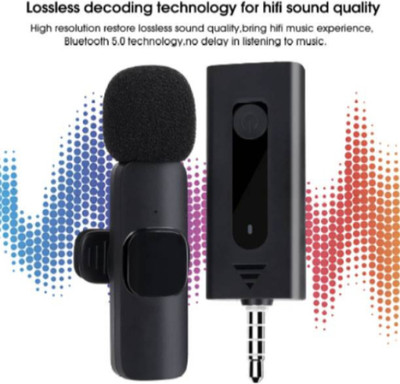 FRONY KL100-MIC136-K35 3.5 MM WIRELESS MICROPHONE PLUG & PLAY FOR YOUTUBE Microphone