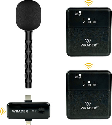 MOOZMOB Microphone Stick with Wireless Mic Superior Noise Reduction for Video Recording Microphone