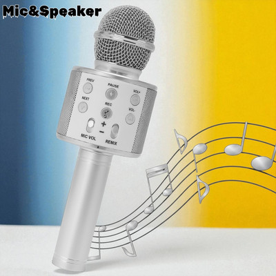 Sagaft X381 Portable Singing Mic with Bluetooth and Music Playback Microphone