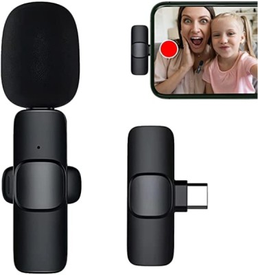GUGGU 15v_K8 Wireless Mic Set: Type-C & iPhone Compatible Livestream & Video Recording Microphone
