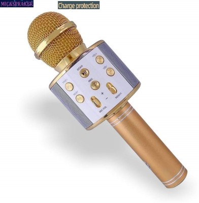 Bygaura A1253_WS858 ULTRA BLUETOOTH Inbuilt MIC COLOR MAY VARY (PACK OF 1) Microphone