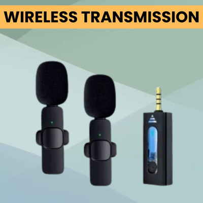 GUGGU K35 (Wireless Microphone)Bluetooth Collar Micfor YouTub/Live Stream/VloggingO282 Microphone