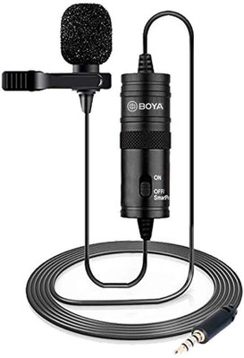 SINGHALTRADE BOYA By -M1 Mic Auxiliary Condenser Microphone (Black) MICROPHONE(Black)