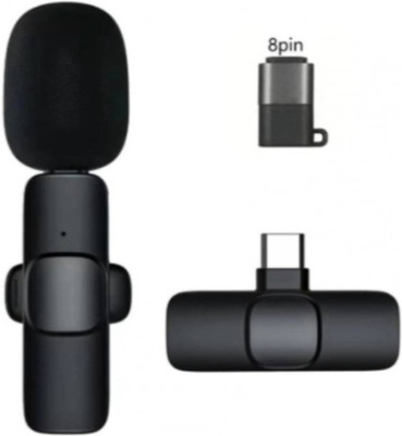 YAROH SD-k8 Type-c Interface Bluetooth Wireless Dual Lavalier Microphone Microphone