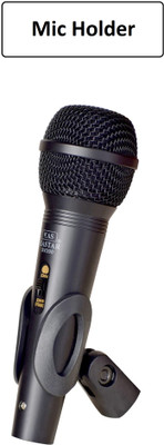 KH Multipurpose Cardioid Dynamic Vocal with On/Off Switch Cable, Mic Clip Microphone
