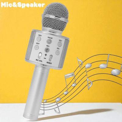 Sagaft X1016 Rechargeable Bluetooth Karaoke Mic with Clear Sound Microphone