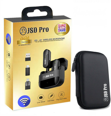 JSD PRO - JSD -J81 Gold Series-All Types of Smartphone compatible Mini Wireless Microphone