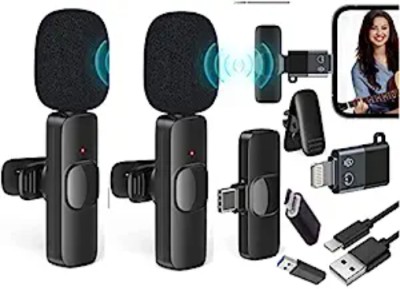 SYARA KL_538B_k9 Wireless Collar Mic iPhone/ipad & Type C Supported video recoder Microphone