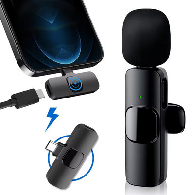 MOBONE ® Mic for YouTube K8: Livestream & Record Anywhere with Type-C Compatibility Microphone