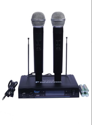 Adiohub Professional Wireless Microphone System-Dual UHF, 2 MICS, Independent Controls Microphone