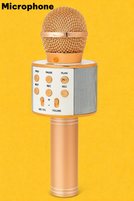 Ziddjeet X54 3-in-1 Bluetooth Mic with Music Playback & Echo Control Microphone