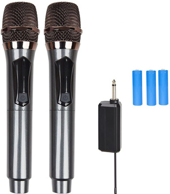 Mocking Bird UHF Wireless karaoke Microphone System Cordless Transmitter/ReceiverDual Dynamic Microphone