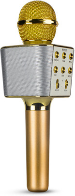 VRJTEC Portable Bluetooth Karaoke Mic with Speaker, Audio Recording, Advance Features Microphone