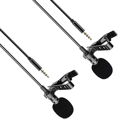 WRADER Professional Grade Lavalier Mic for Recording ASMR Vlogging Podcast and Youtube Microphone