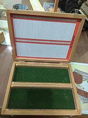 Elecopto Microscope Slide Box for 100 slide Microscope Slide Box
