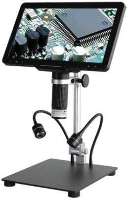 Etzin Digital Microscope, 10.1 Inch Coin Microscope Full View,24MP HDMI LCD AE-1287IM Microscope Slide Box