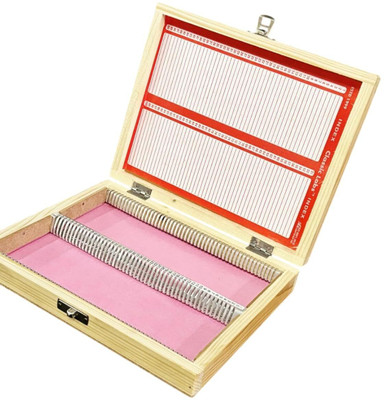 SBT Instruments Wooden Microscope 100 Slide Storage Box Used for Pathology Microscope Slide Box
