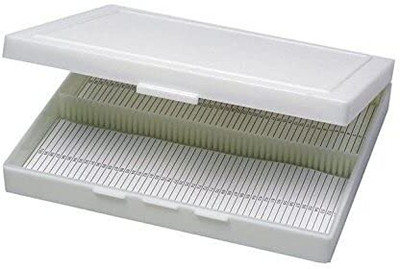 Apex Labs Slide Box for 100 Glass Slides Microscope Slide Box