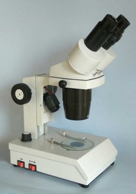 Droplet STEREO BINOCULAR MICROSCOPE 45 dgree Head, magnification 20x-40x Microscope Slide Box