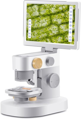 Etzin 9 Inch Microscope HD Foldable Touch Screen 100X 600X 1200X Digital Biological Microscope Slide Box