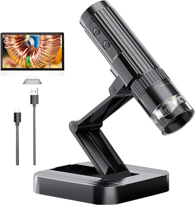 Tobo USB Digital Microscope 50X-1000X Microscope 8 LED Lights Adjustable TD-1051IM Microscope Slide Box