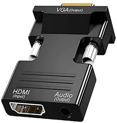 VOOCME HDMI to VGA Male 1080p Video Dongle Adaptor Microscope Slide Box