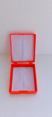 wkm Slide Storage Box for 25 Slides | Microscope Slide Box