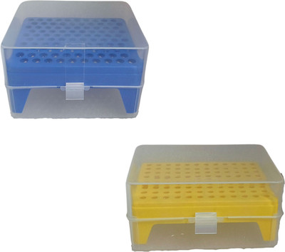 Bio Tools Micro Tips Box (2–200 µL & 200–1000 µL) Micropipette tips box | (pack of 2) Microscope Slide Box