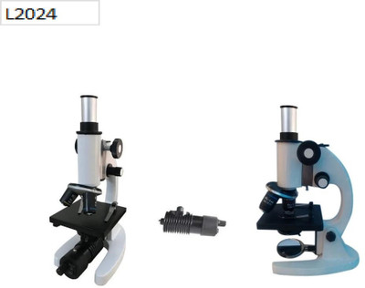Labgo Microscope with LED Lamp for School/College/University Students and Laboratory Microscope Slide Box