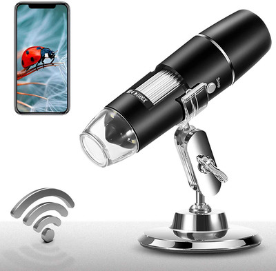 Aravli Microscope Wireless WiFi Portable Digital Microscope Microscope Slide Box