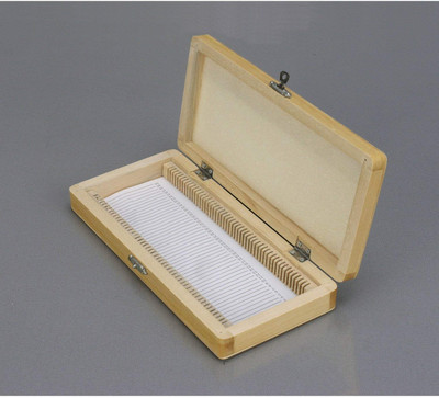 Kambojtraders Wooden Microscope Slide Box