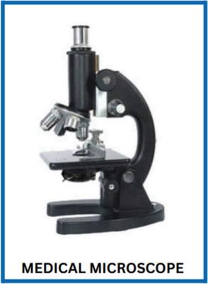 Starship Enterprises 40x Compound Medical Microscope Microscope Slide Box