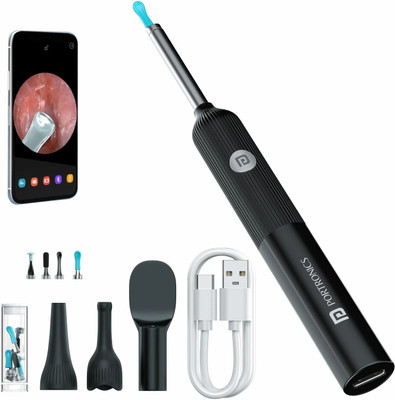 Portronics Cleansify Ear Wax Cleaner with 1080p FHD Camera Lens for Kids & Adults Microscope Slide Box