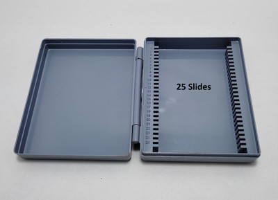 moolenterprises Microscope slide box for 7 X 2.5 CM (25 slides) pack of 1 Microscope Slide Box