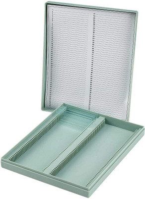Shakuntla Microscope Slide Box For 50 Slides-1 Box Microscope Slide Box