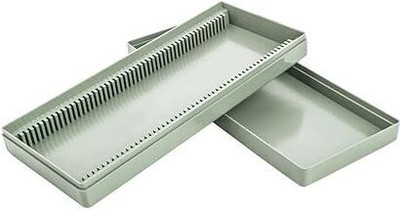 Bos Medicare Surgical 50 Storage Capacity'' Place for science exahibition Premium Microscope Slide Box