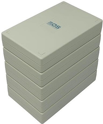 Bos Medicare Surgical Microscope Slide Storage Box 100 Capacity|Laboratory Slide Holder Box pack of 5 Microscope Slide Box