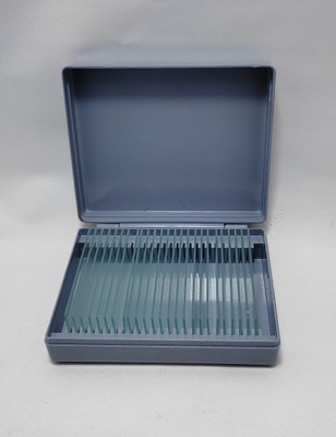moolenterprises Microscope slide box 25 slides 75 mm x 25 pack of 6 Microscope Slide Box
