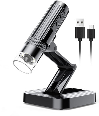 Etzin Wireless Digital Microscope 50X-1000X Magnification Adjustable Stand EPL-1348IM Microscope Slide Box
