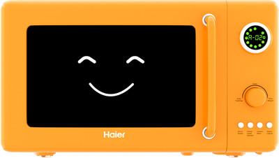 20 L Digital Display Push button & Jog control Multi-Power Levels Quick Reheat & Defrost Child Lock Safety HIL20V1MOPD Solo Microwave Oven(HIL20V1MOPD, Orange, Black)