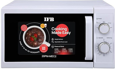 20 L Solo Microwave Oven(20PM-MEC2, WHITE)