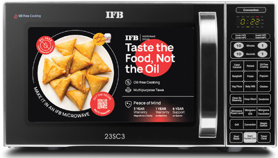 IFB 23 L With Airfryer, Multi-stage Cooking Convection Microwave Oven (23SC3, Silver) For Rs. 8991 @ 36 %