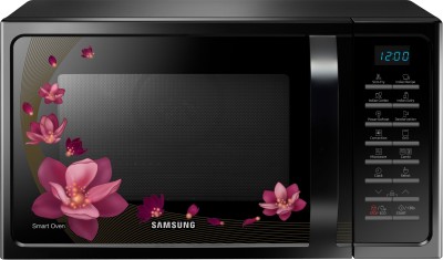SAMSUNG 28 L A Perfect Gift Convection Microwave Oven(MC28A5025VP/TL, Black with Pattern)
