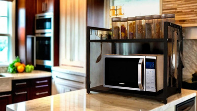 Leaderinter Stand Microwave Wall Mount(Steel)
