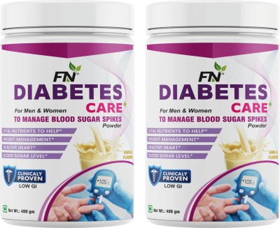 Floral Nutrition Diabetes Care Plus Protein Nutritional Health Drink to Control Blood Sugar level Protein Blends(800 g, Vanilla)