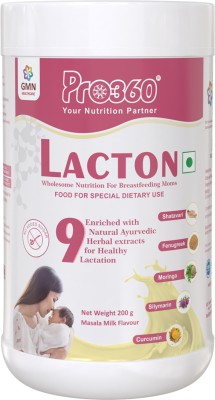 PRO360 Lacton Protein for Breastfeeding Lactating Mothers Extract for Healthy Lactation Protein Shake(200 g, Masala Milk)