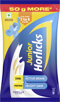 Junior Horlicks Vanilla Pouch(450 g)
